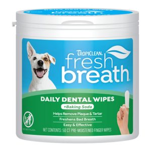 Fresh Breath by TropiClean Daily Dental Wipes 50ct