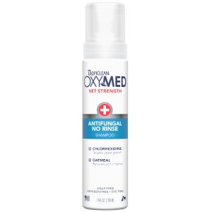 TropiClean OxyMed Antifungal No Rinse Pet Shampoo 7.4oz