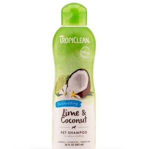 TropiClean Shed Control Pet Shampoo Lime and Coconut 20oz