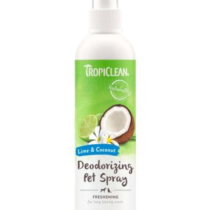 TropiClean Lime & Coconut Deodorizing Pet Spray for Dogs /8 fl oz