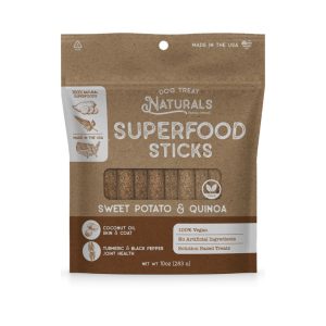 Dog Treat Naturals Superfood Sticks Sweet Potato & Quinoa Dog Treats, 10 oz