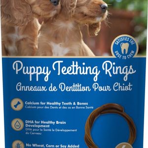 N-Bone Teething Ring Peanut Butter Chews, 6 Pack