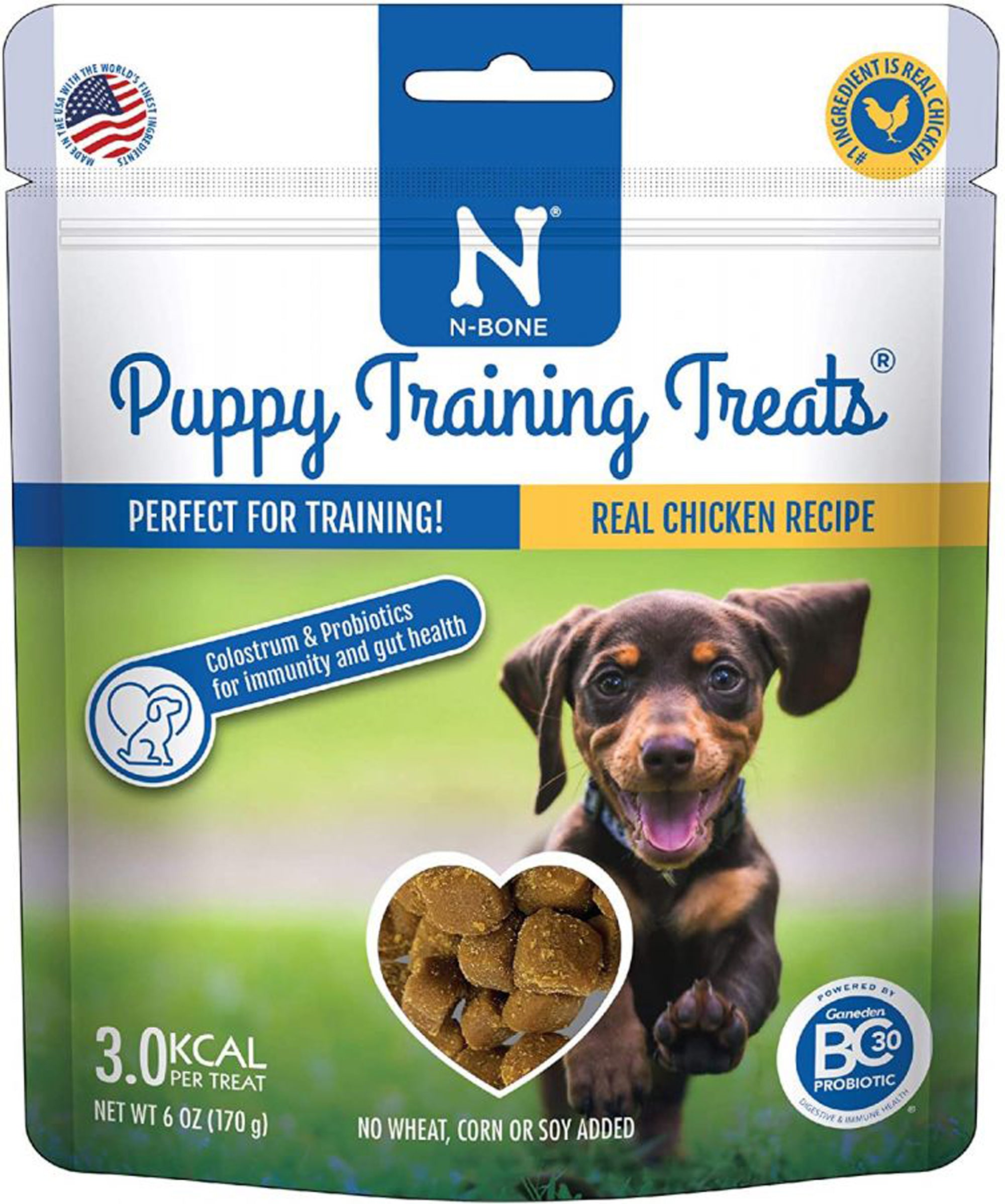 N-Bone Puppy Training Treats Chicken, 6 oz