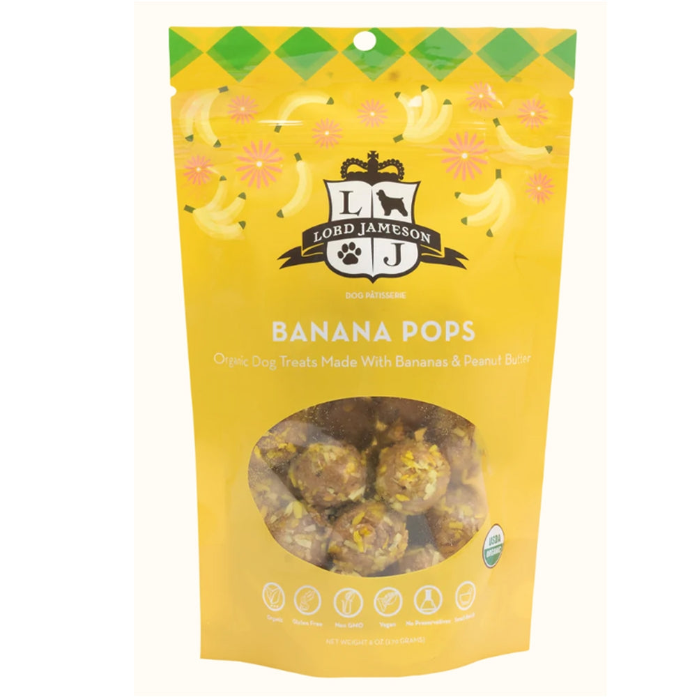 Lord Jameson Banana Pops Dog Treats, 6 oz