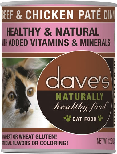 Dave's Naturally Healthy Grain-Free Beef & Chicken, 13.2 oz, 12 Pack - Image 2