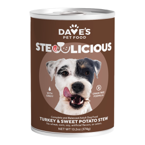 Dave's Grain-Free Turkey & Sweet Potato Cuts in Gravy 13.2 oz, 12 Pack