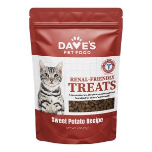 Dave's Renal-Friendly Sweet Potato Soft & Chewy Cat Treats, 3 oz