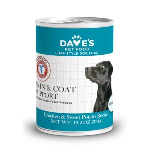 Dave's Skin & Coat Support Wet Dog Food, 13.2 oz (Case of 12)