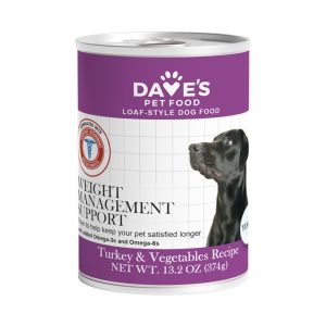 Dave's Weight Management Support Wet Dog Food, 13.2 oz (Case of 12)