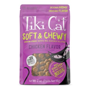 Tiki Cat Soft & Chewy Cat Treats, Chicken