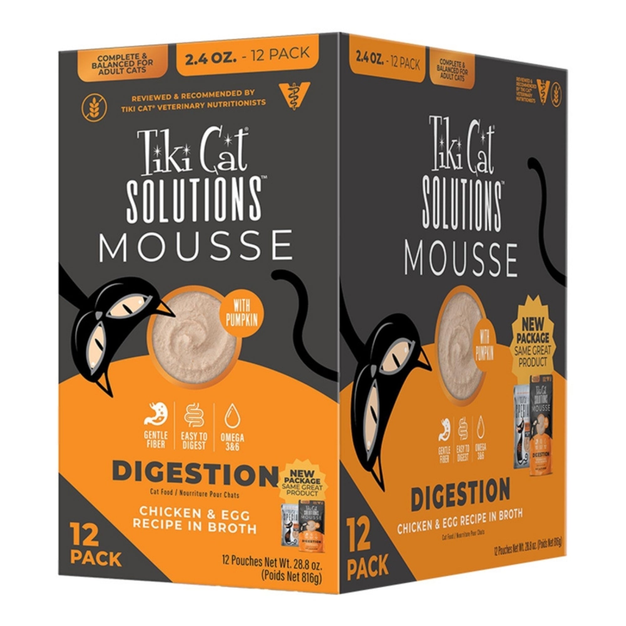 Tiki Cat Solutions Digestion Mousse, Chicken & Egg, 2.4 oz (Case of 12) - Image 6