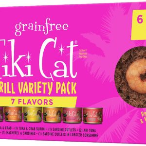 Tiki Cat King Kamehameha Luau Variety Pack, 6 oz (Case of 8)