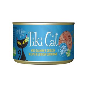 Tiki Cat Napili Luau Wild Salmon & Chicken, 6 oz (Case of 8)