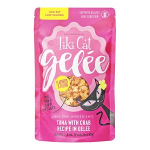 Tiki Cat Gelée Wet Cat Food, Tuna & Crab, 2.8 oz (Case of 12)
