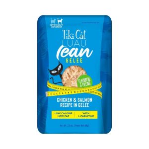 Tiki Cat Luau Lean Chicken & Salmon in Gelée, 2.8 oz (Case of 12)