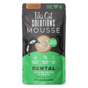 Tiki Cat Solutions Dental Mousse, 2.4 oz (Case of 12)