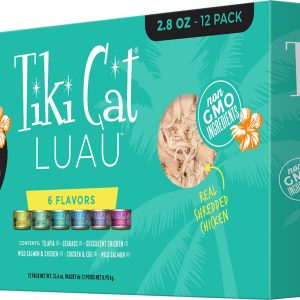 Tiki Cat Queen Emma Luau Variety Pack, 2.8 oz (Case of 12)