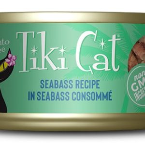 Tiki Cat Luau Oahu Seabass in Consommé, 2.8 oz (Case of 12)