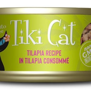 Tiki Cat Luau Kapi'olani Tilapia in Consommé, 2.8 oz (Case of 12)