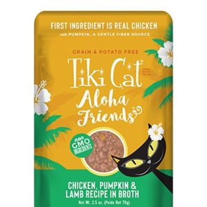 Tiki Cat Aloha Friends Chicken, Pumpkin & Lamb, 2.5 oz (Case of 12)