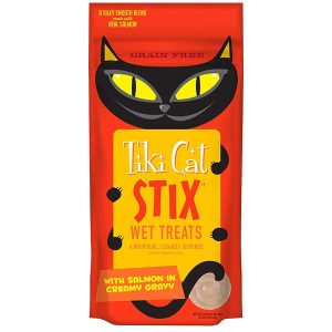 Tiki Cat Stix Mousse Treat, Salmon, 3 oz (Case of 12)