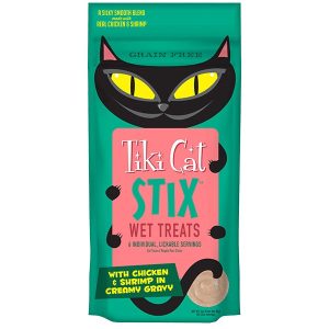 Tiki Cat Stix Mousse Treat, Chicken & Shrimp, 3 oz (Case of 12)