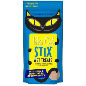 Tiki Cat Stix Mousse Treat, Tuna & Scallop, 3 oz (Case of 12)