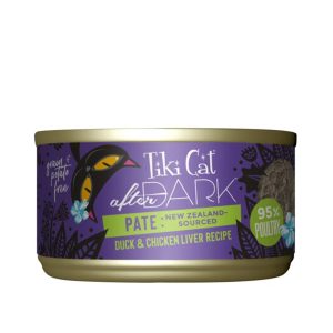 Tiki Cat After Dark Duck & Chicken Liver Pâté, 3 oz (Case of 12)