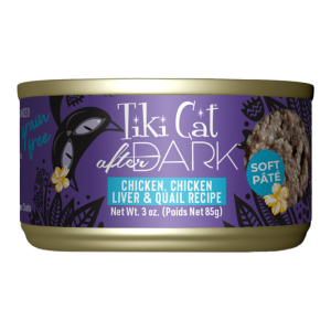 Tiki Cat After Dark Pâté Wet Cat Food, Chicken, 3 oz (Case of 12)