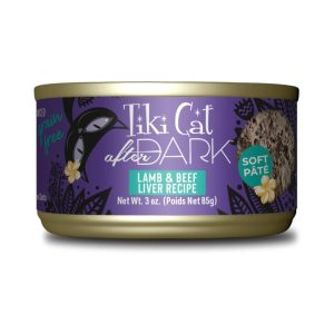 Tiki Cat After Dark Pâté Wet Cat Food, Lamb, 3 oz (Case of 12)