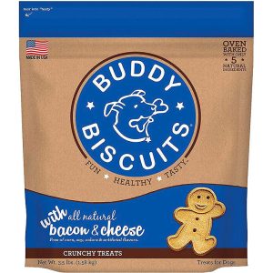 Cloud Star Buddy Biscuits Bacon & Cheese Dog Treats, 3.5 lb
