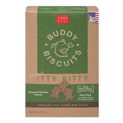 Cloud Star Itty Bitty Buddy Biscuits Roasted Chicken Dog Treats, 8 oz