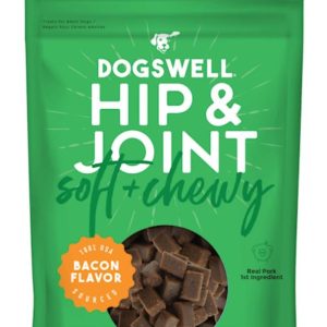 Dogswell Grain-Free Hip & Joint Soft Chews Bacon Dog Treats, 14 oz