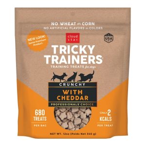 Cloud Star Tricky Trainers Crunchy Cheddar Dog Treats, 12 oz