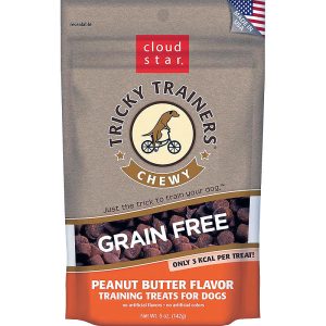 Cloud Star Tricky Trainers Grain-Free Chewy Peanut Butter Dog Treats
