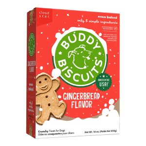 Cloud Star Buddy Biscuits Gingerbread Dog Treats, 16 oz