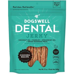 Dogswell Dental Jerky Chicken Grain-Free Dog Treats