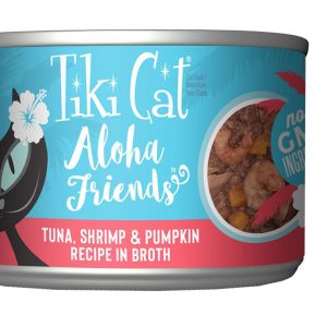 Tiki Cat Aloha Friends Tuna, Shrimp & Pumpkin, 5.5 oz (Case of 8)