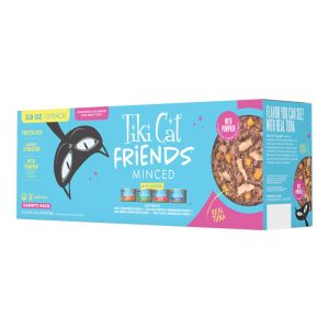 Tiki Cat Friends Tuna Variety Pack, 2.8 oz (Case of 12)