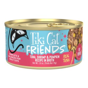Tiki Cat Friends Tuna, Shrimp & Pumpkin, 2.8 oz (Case of 12)