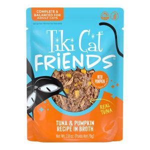 Tiki Cat Friends Tuna & Pumpkin, 2.8 oz Pouch (Case of 12)