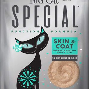 Tiki Cat Special Skin & Coat Mousse, Salmon in Broth, 2.4 oz (Case of 12)