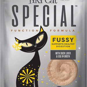 Tiki Cat Special Fussy Mousse, Duck Liver & Egg in Broth, 2.4 oz (Case of 12)