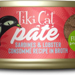 Tiki Cat Grill Sardines & Lobster Consommé Pâté, 2.8 oz (Case of 12)
