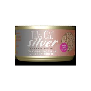 Tiki Cat Silver Senior Chicken, 2.4 oz (Case of 12)