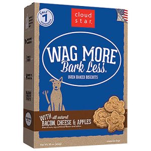 Cloud Star Wagmore Baked Bacon, Cheese & Apple Dog Treats, 3 lb