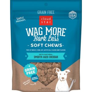 Cloud Star Wagmore Grain-Free Soft & Chewy Cheddar Dog Treats, 5 oz