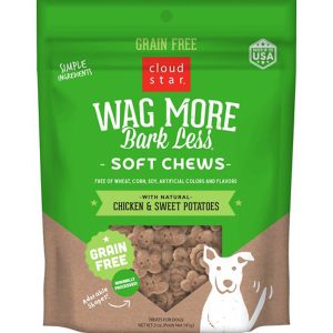 Cloud Star Wagmore Grain-Free Soft & Chewy Chicken Dog Treats, 5 oz