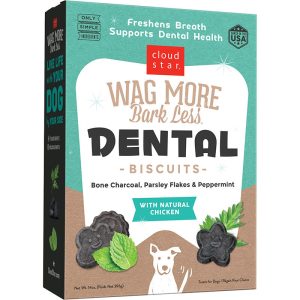 Cloud Star Dental Chicken & Charcoal Dog Treats, 14 oz