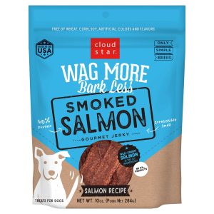 Cloud Star Wagmore Grain-Free Jerky Salmon , 10 oz
